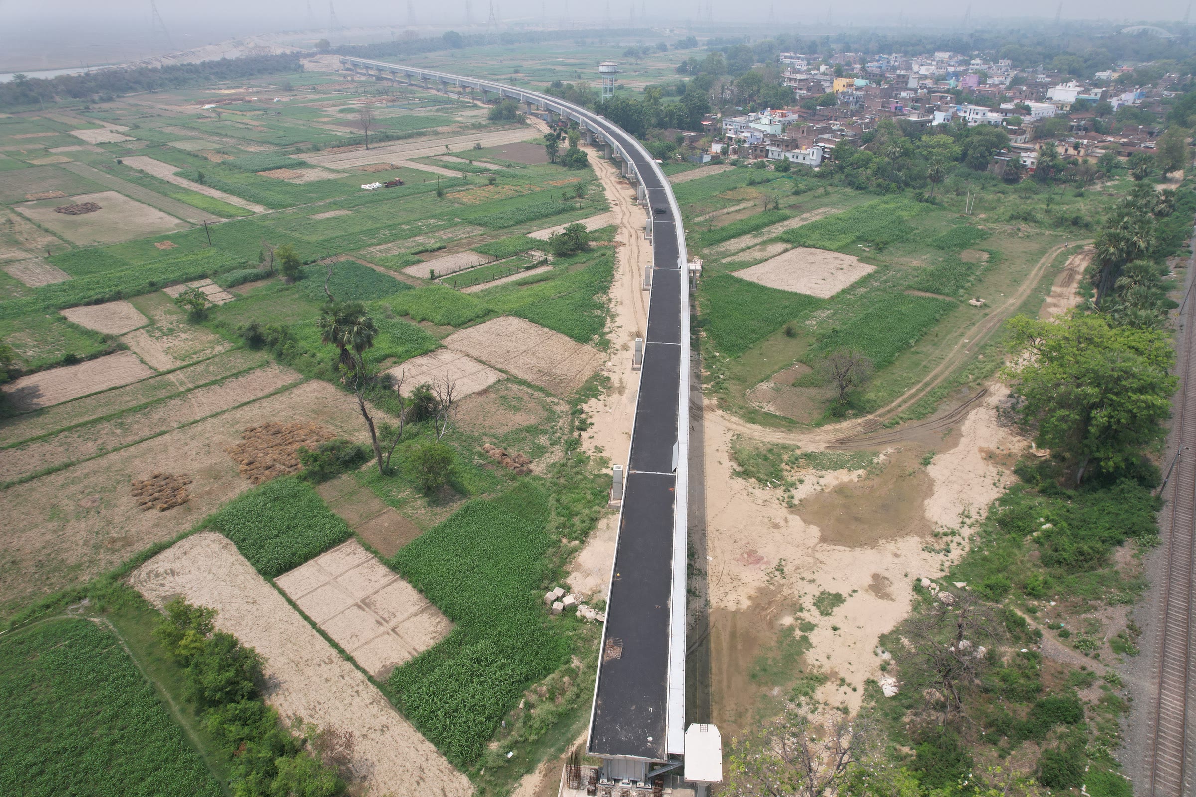 Viaduct alignment from above